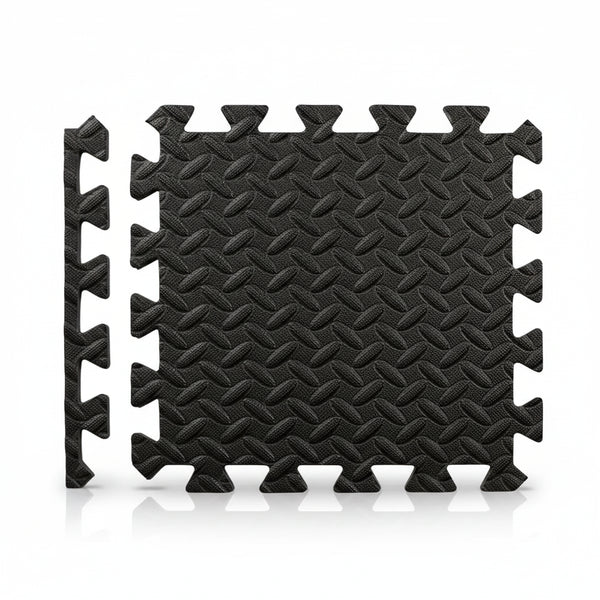 EVA Foam Puzzle Acupressure Exercise Mat – Interlocking Non-Slip Gym Floor Mat for Home Gym & Fitness