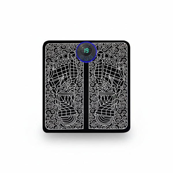 EMS Foot Massager Pad – USB Rechargeable Reflexology Acupoint Muscle Stimulator for Blood Circulation & Pain Relief