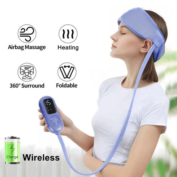 Electric Sleep Aid Air Compression Head Massager