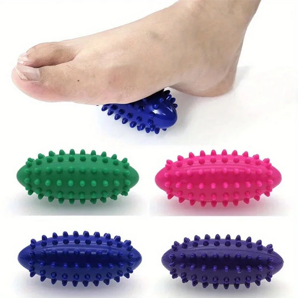 PVC Spiky Foot Massage Ball – Hedgehog Fascia Relaxer for Plantar Fasciitis, Trigger Point & Shiatsu Pain Relief