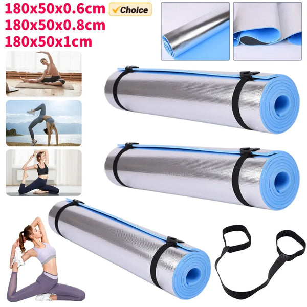 Thick Anti-Skid Yoga Mat – 6/8/10mm EVA Comfort Foam for Exercise, Yoga, Pilates & Gymnastics
