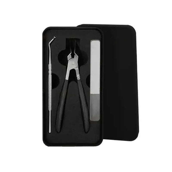 Anti-Splash 25° Slant Edge Nail Clipper Set – Professional Eagle Beak Oblique Toe Nail Trimmer for Ingrown Nails