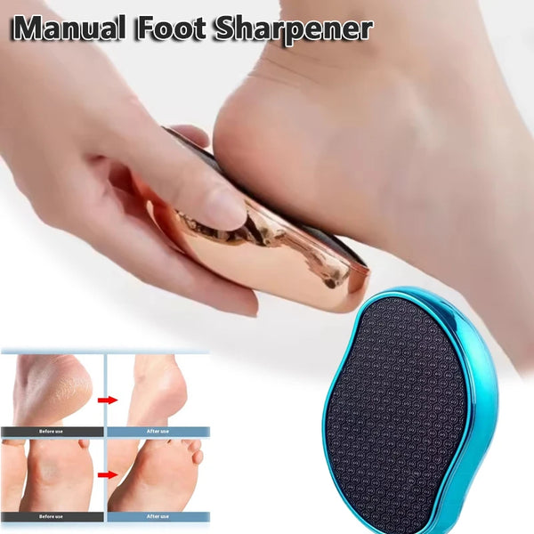 Nano Glass Foot Grinder & Scrubber – Dead Skin Rubbing Board for Callus Removal & Heel Repair