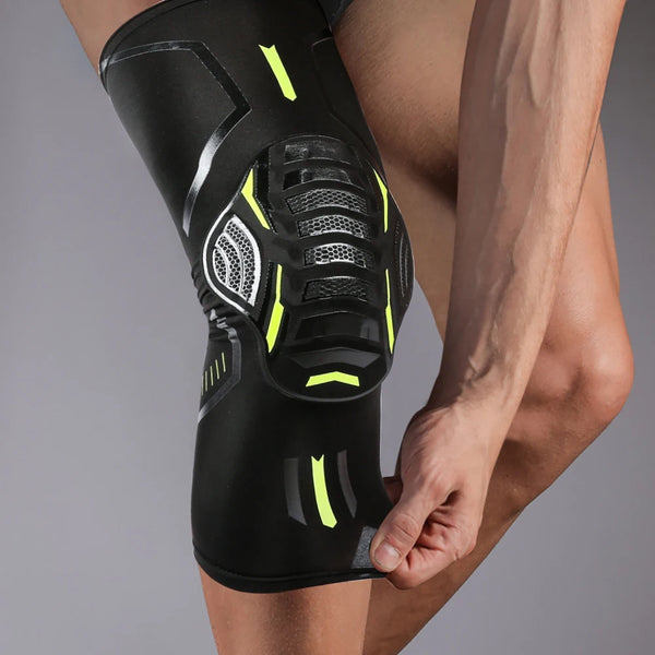Shock-Absorbing Compression Knee Sleeve – Padded Sports Brace