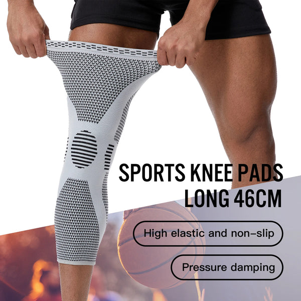Elastic Breathable Compression Knee Support Sleeve – High-Performance Knee Pad Protector for Gym, Sports & Basketball