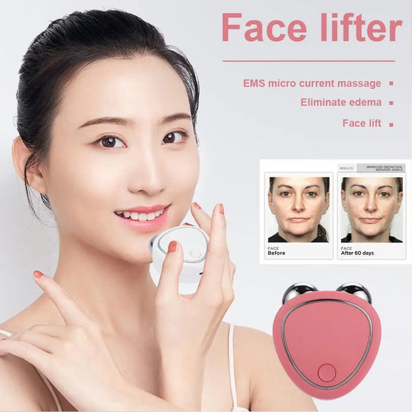 EMS Face Lift Massager – Microcurrent Facial Device for Skin Tightening & Rejuvenation