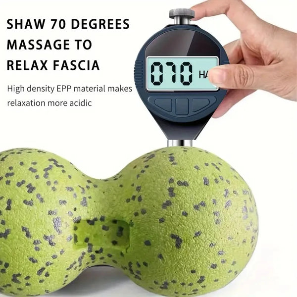 High-Density Peanut Massage Ball – Double Mobility Roller for Deep Tissue & Spine