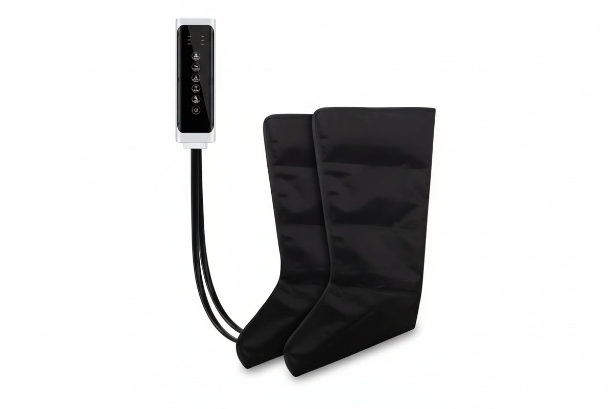 JinKairui Electric Pneumatic Leg Massager – Extended Air Compression for Thighs, Calves & Feet with Remote