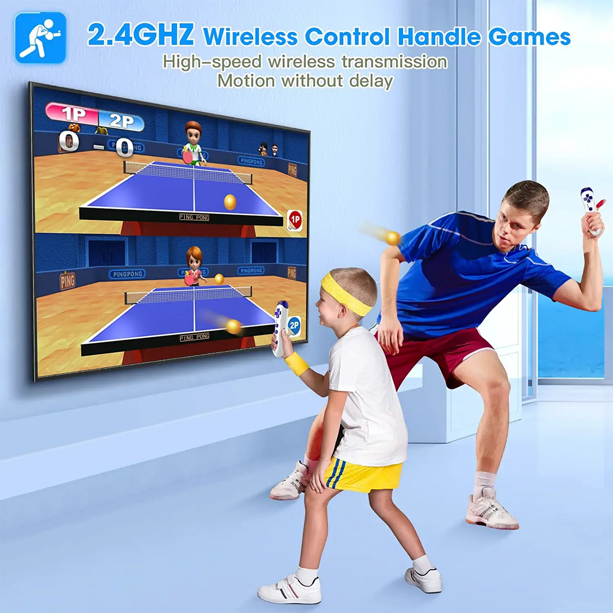 Dance Mat Game for TV & PC – Motion Sensing Double User with Wireless Controllers & Non-Slip Massage Yoga Pads
