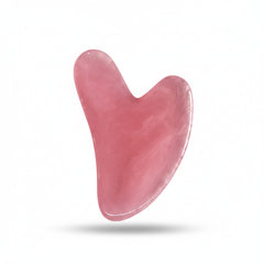 Rose Pink Gua Sha Massage Board – Jade Face Scraper for Neck, Back & Body Sculpting