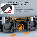 SEAMETAL Multifunctional Car Headrest 3D Memory Foam Neck Support Pillow Free-Adjustment Neck Protection Pillow for Traveling