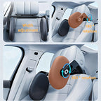 SEAMETAL Multifunctional Car Headrest 3D Memory Foam Neck Support Pillow Free-Adjustment Neck Protection Pillow for Traveling