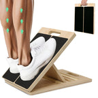 Slant Board Calf Stretcher – Incline Squat Stretch Board & Wood Wedge for Physical Therapy