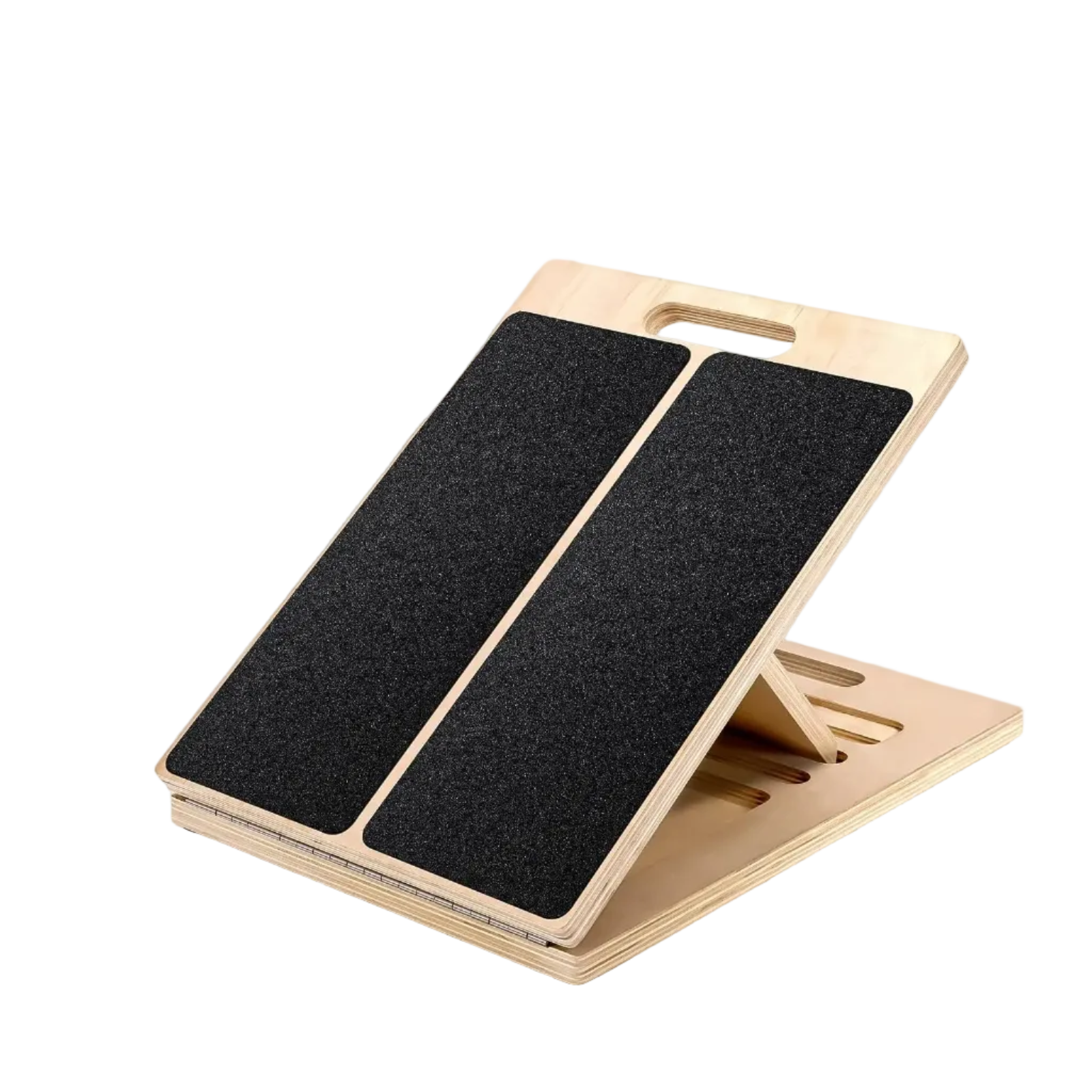 Slant Board Calf Stretcher – Incline Squat Stretch Board & Wood Wedge for Physical Therapy