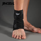 JINGBA Adjustable Compression Ankle Brace – Sports Ankle Joint Protector for Support & Stability
