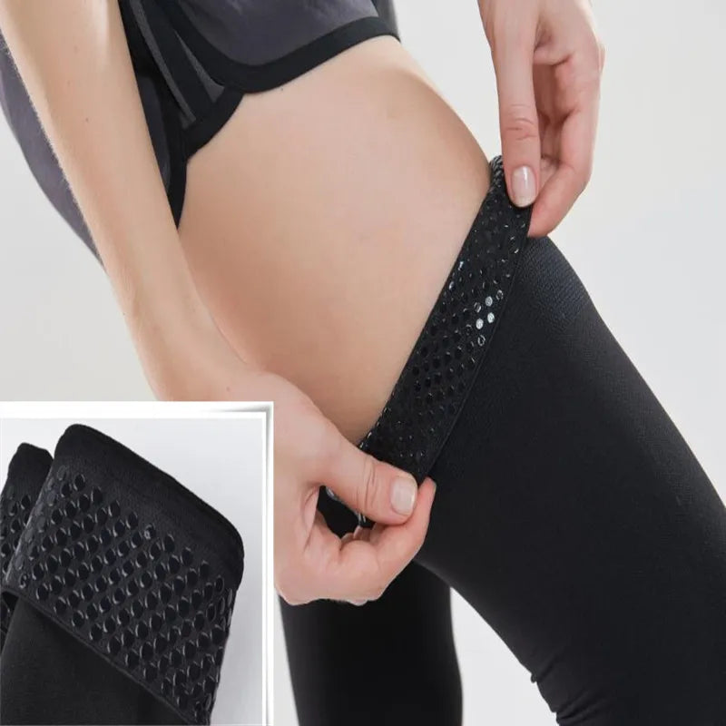 Medical Grade 30-40 mmHg Compression Stockings – Varicose Vein & Edema Support