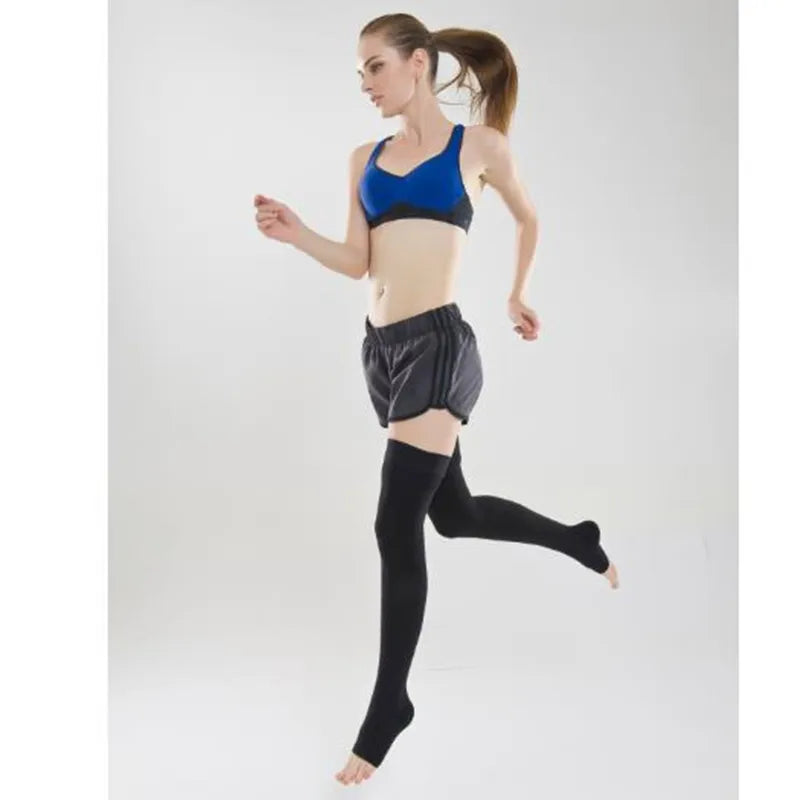 Medical Grade 30-40 mmHg Compression Stockings – Varicose Vein & Edema Support