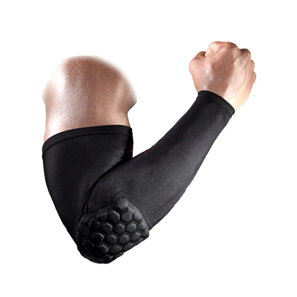 Padded Basketball Arm Sleeve & Elbow Protector – Breathable Compression Shooter Sleeve