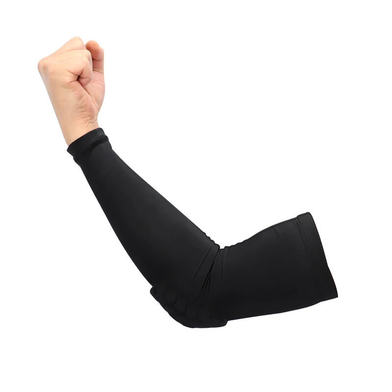Padded Basketball Arm Sleeve & Elbow Protector – Breathable Compression Shooter Sleeve