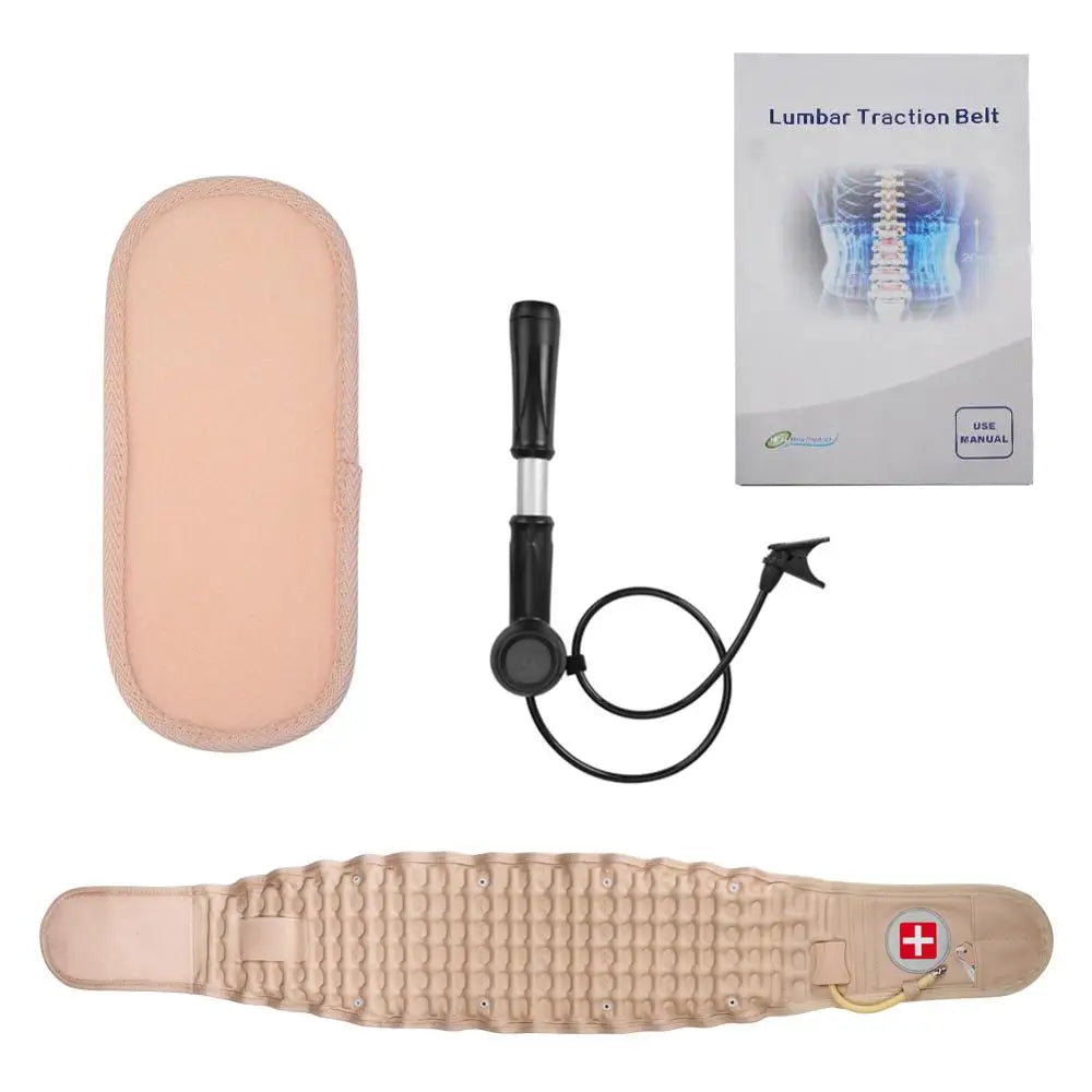 Inflatable Back Decompression Lumbar Belt – Spinal Air Traction Support Brace