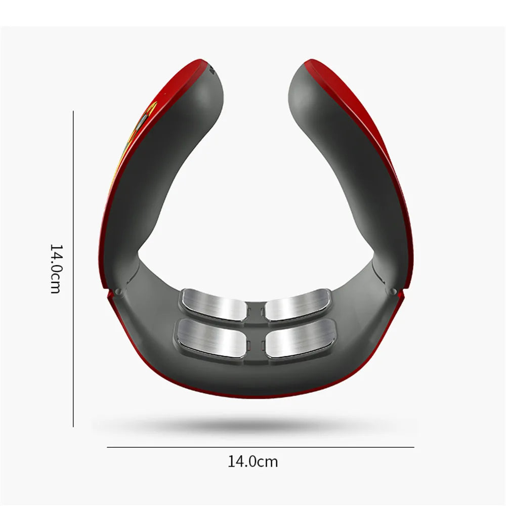HEALTENCE Neck & Shoulder Pulse Massager – 6 Modes & 9 Levels