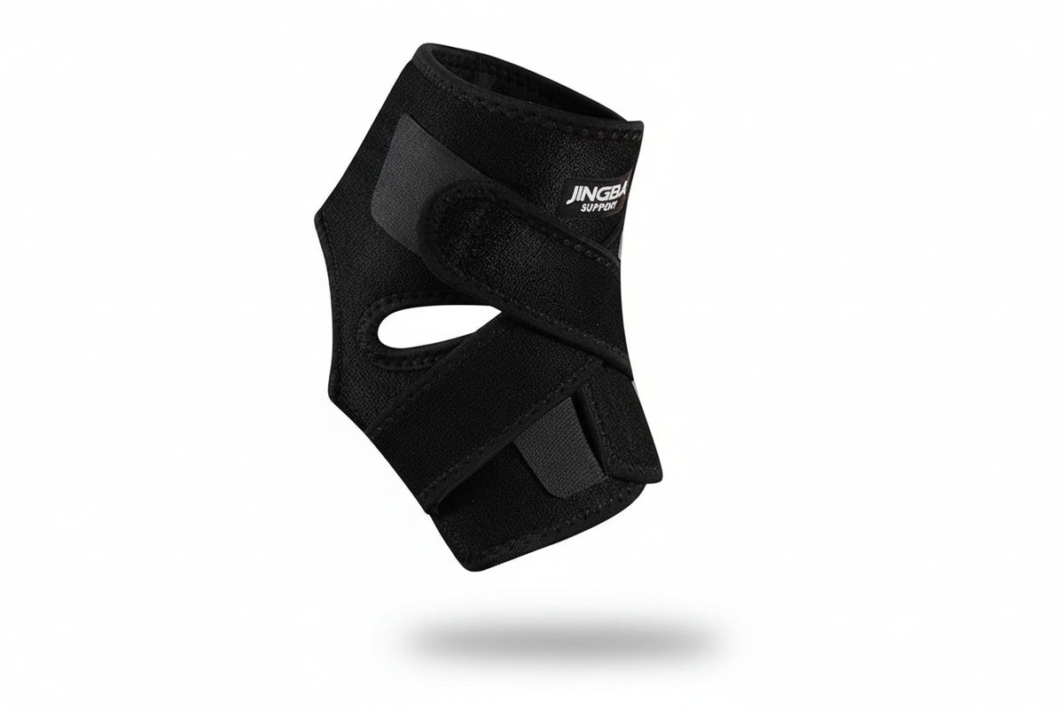 JINGBA Adjustable Compression Ankle Brace – Sports Ankle Joint Protector for Support & Stability