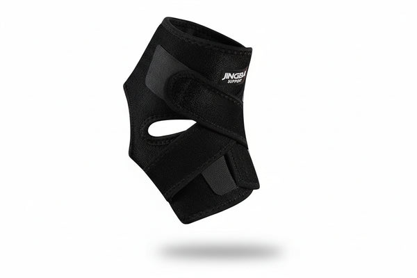 JINGBA Adjustable Compression Ankle Brace – Sports Ankle Joint Protector for Support & Stability