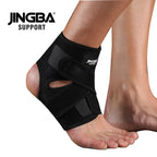 JINGBA Adjustable Compression Ankle Brace – Sports Ankle Joint Protector for Support & Stability