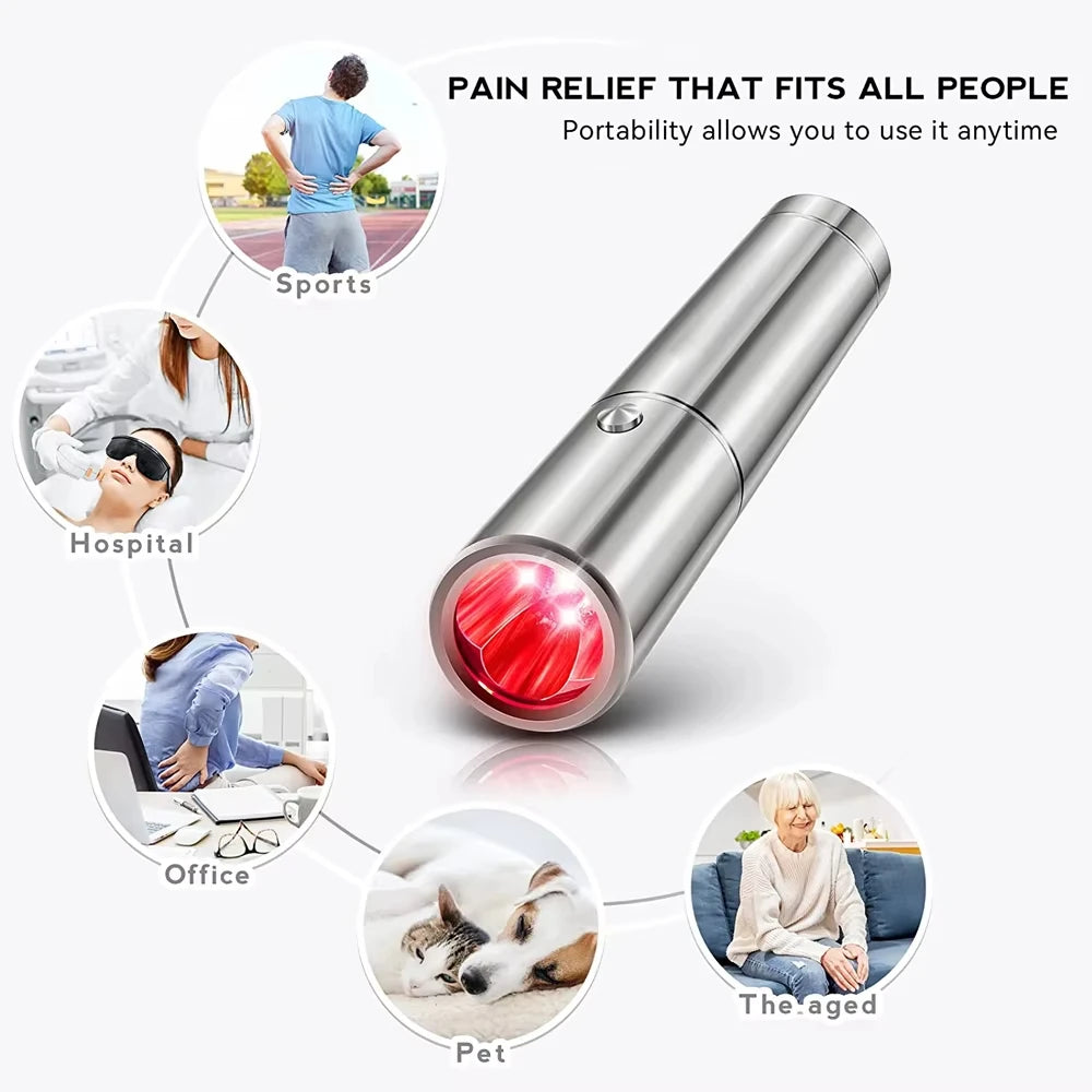 Red & Infrared Light Therapy Device – LED Face Light for Muscle Pain Relief, Anti-Wrinkle & Skin Tightening