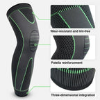 Non-Slip Elastic Long Leg Sleeve Knee Pads – Pressurized Running & Sports Warm Leg Protection