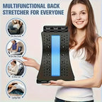 3-Level Adjustable Back Stretcher – Lumbar Cracker Board & Spine Decompression Device for Lower Back Pain