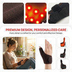 Electric Heating Wrist Massager – Vibration & Hot Compress Brace
