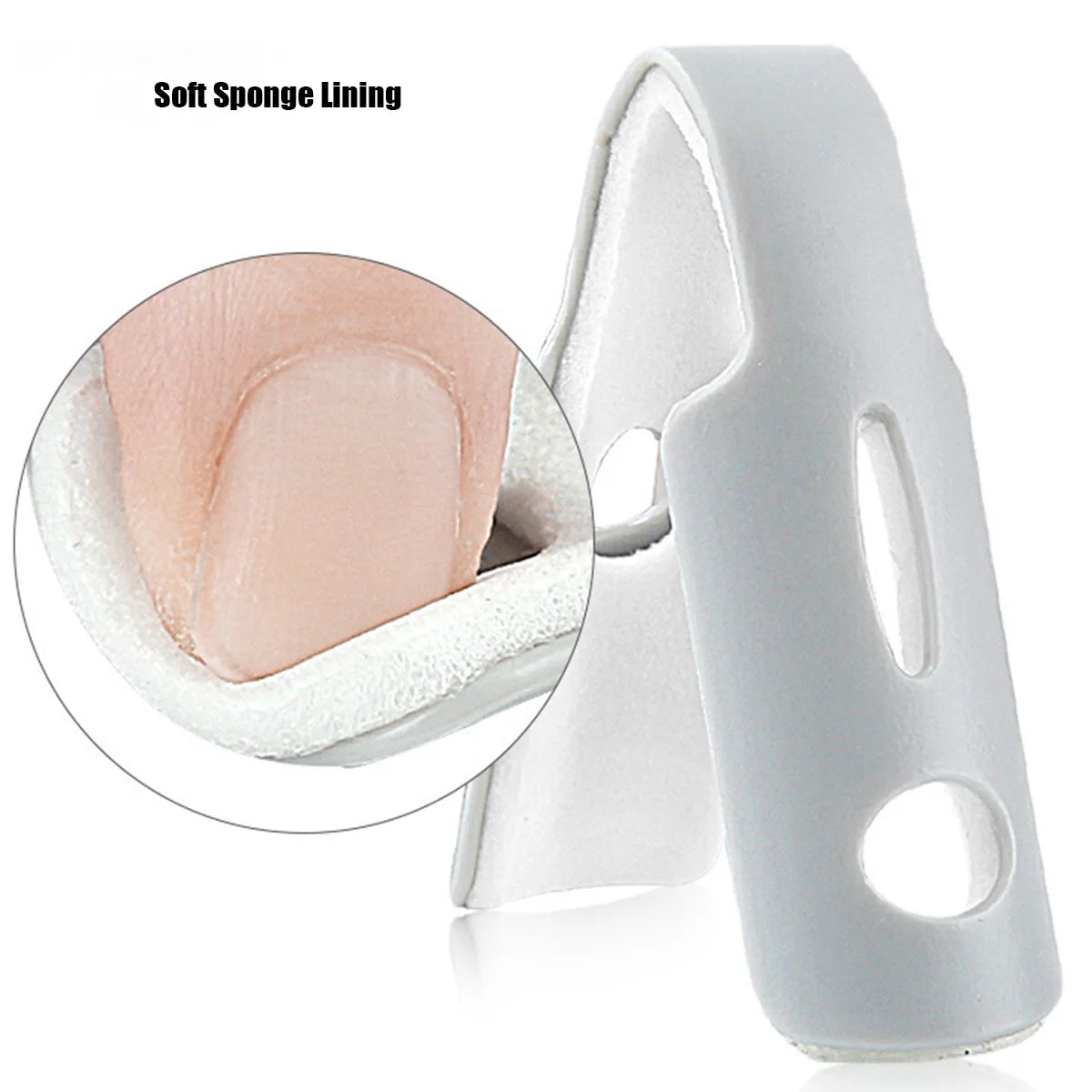 Finger Splint Support Sleeve – Fixed Stabilizer for All Five Fingers