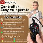 Red Light Therapy Hooded Shawl – 3-Gear Heat & Massage