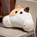 Thickened Cat Back Cushion Siamese Calico Cat Sofa Bed Chair Lumbar Support Cushion Comfortable Throw Pillow Home Decor Girl