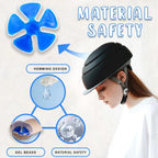 Ice Pack for Hard Hat & Helmet – Gel Cooling Pack for Headache, Fever & Migraine Relief