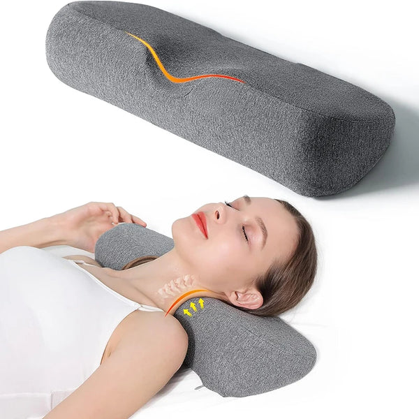 Ergonomic Memory Foam Cervical Pillow – Neck Pain Relief for Side & Back Sleepers