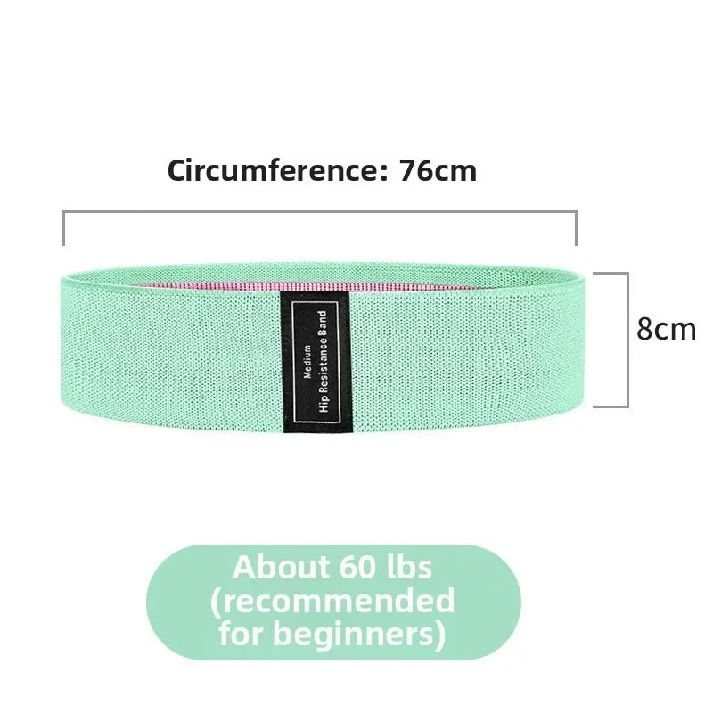 Fabric Resistance Hip Booty Bands Glute Thigh Elastic Workout Bands Squat Circle Stretch Fitness Strips Loops Yoga Gym Equipment