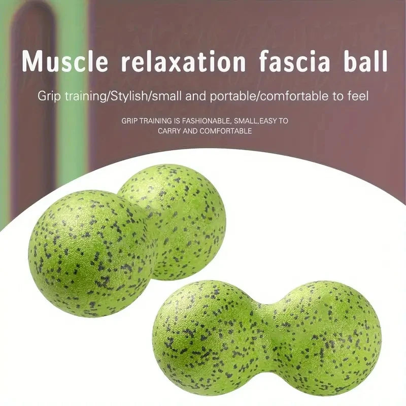 High-Density Peanut Massage Ball – Double Mobility Roller for Deep Tissue & Spine