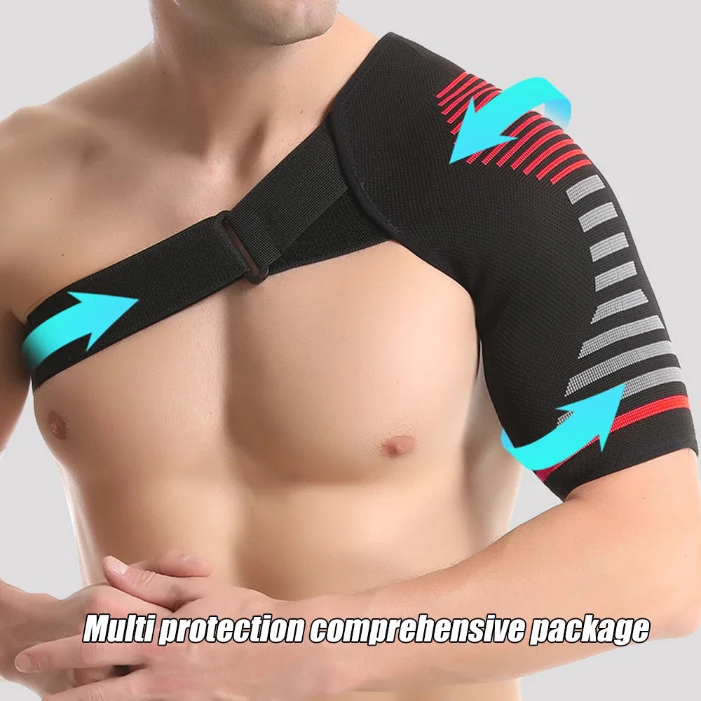 Compression Shoulder Brace with PowerKnit – Rotator Cuff Support