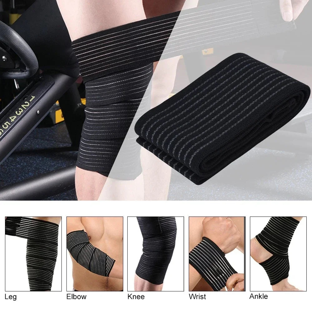 Elastic Breathable Sports Compression Wrap – Multi-Joint Bandage Strap