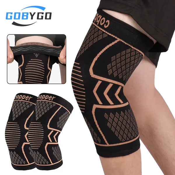Copper-Infused Knee Compression Sleeve – Joint Support for Arthritis, Fitness & Running
