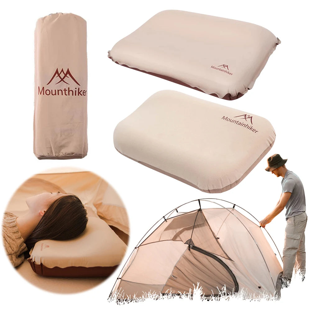 Ultralight Inflatable Travel Pillow – Ergonomic Neck Support for Car, Airplane & Office