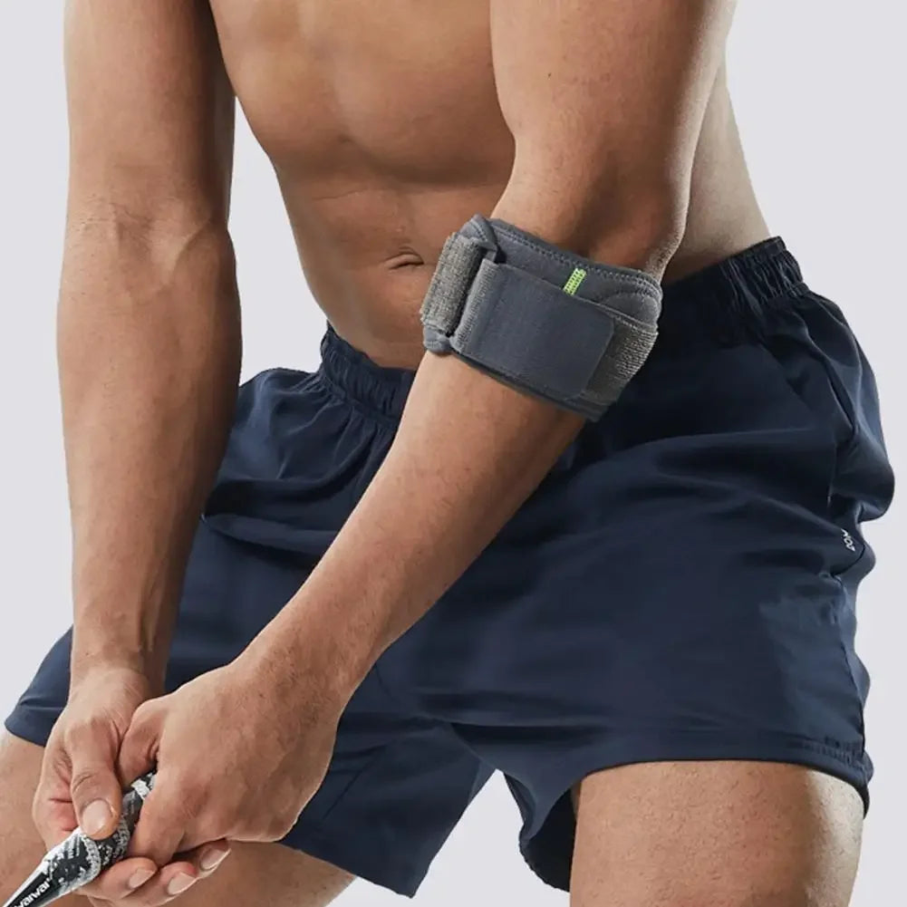 Tennis & Golfer's Elbow Forearm Strap – Tendonitis Compression Pad Brace
