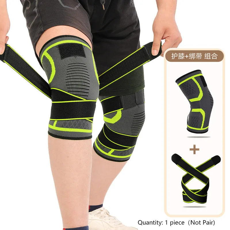 Nylon Sport Knee Brace – Joint Compression Support for Running, Fitness, Weightlifting, Cycling & Basketball