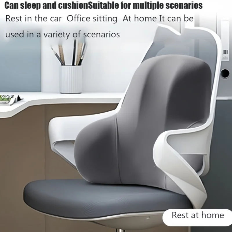 HEALTENCE Memory Foam Lumbar Cushion – Multifunctional Back Support