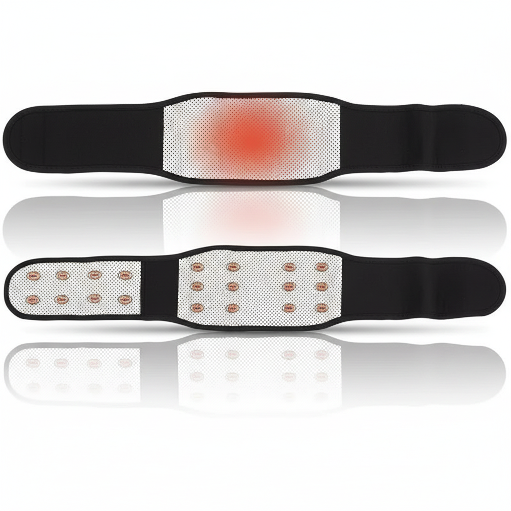 Adjustable Self-Heating Magnetic Therapy Waist Support Belt – Sports Back Massage & Body Care Belt