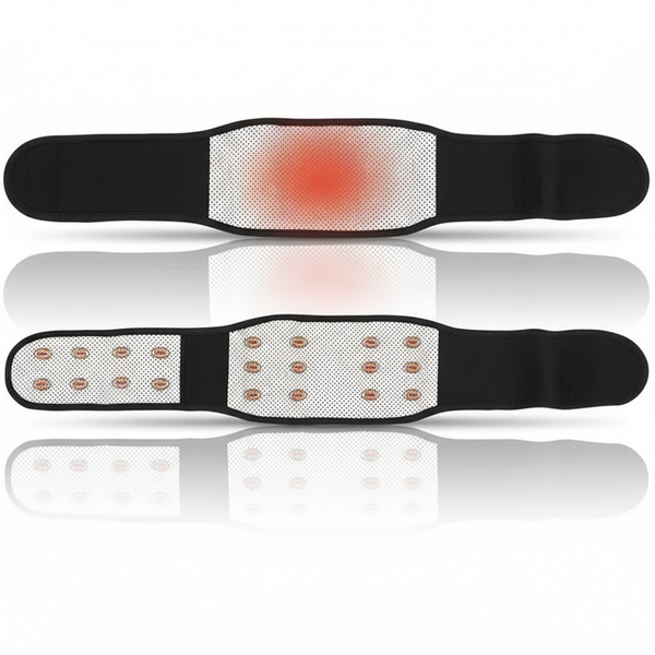 Adjustable Self-Heating Magnetic Therapy Waist Support Belt – Sports Back Massage & Body Care Belt