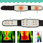 Adjustable Self-Heating Magnetic Therapy Waist Support Belt – Sports Back Massage & Body Care Belt