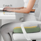 HEALTENCE 3-Zone Memory Foam Lumbar Cushion – Ergonomic Posture Support